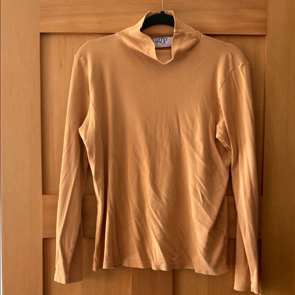 Bugle Boy Tan/Golden Turtleneck Sweater